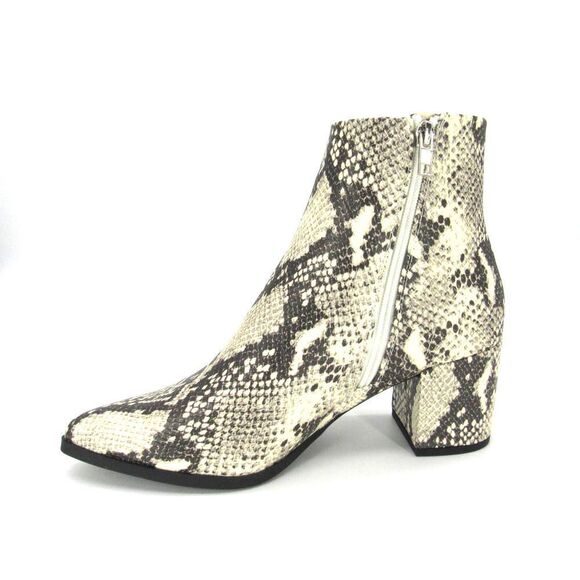 Madden Girl Women's White Snake Print Dafni Booties SZ 8.5 - Picture 5 of 9